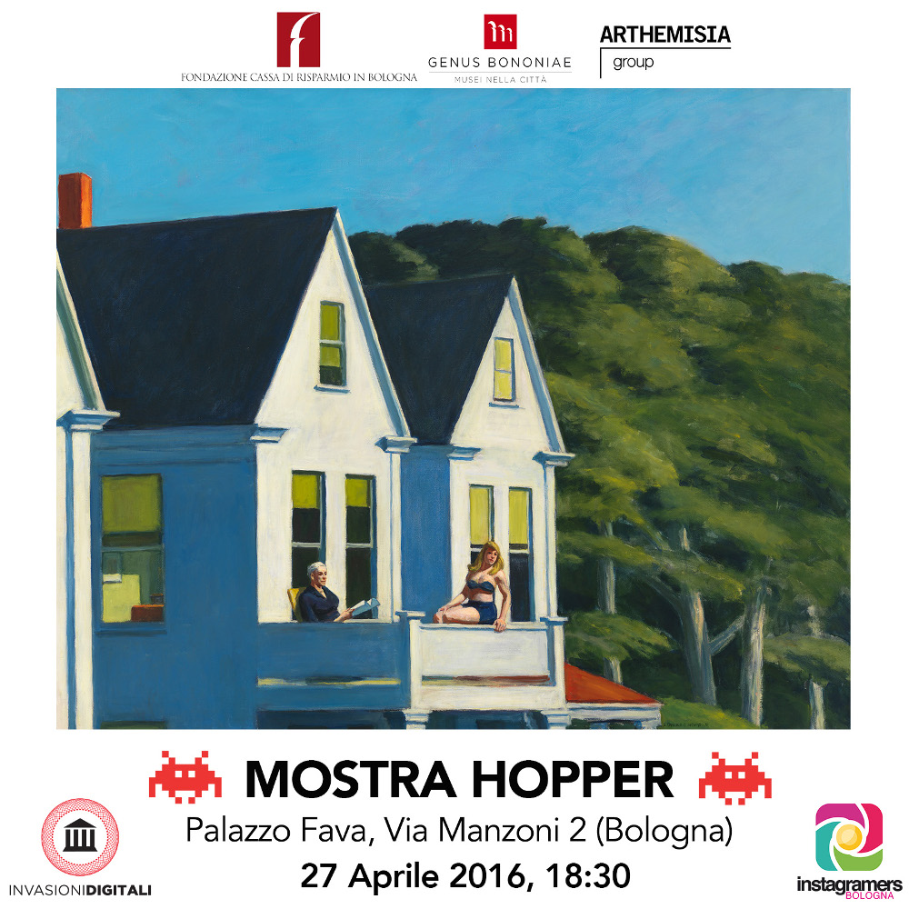 Invasione alla Mostra Hopper (Palazzo Fava, Bologna)