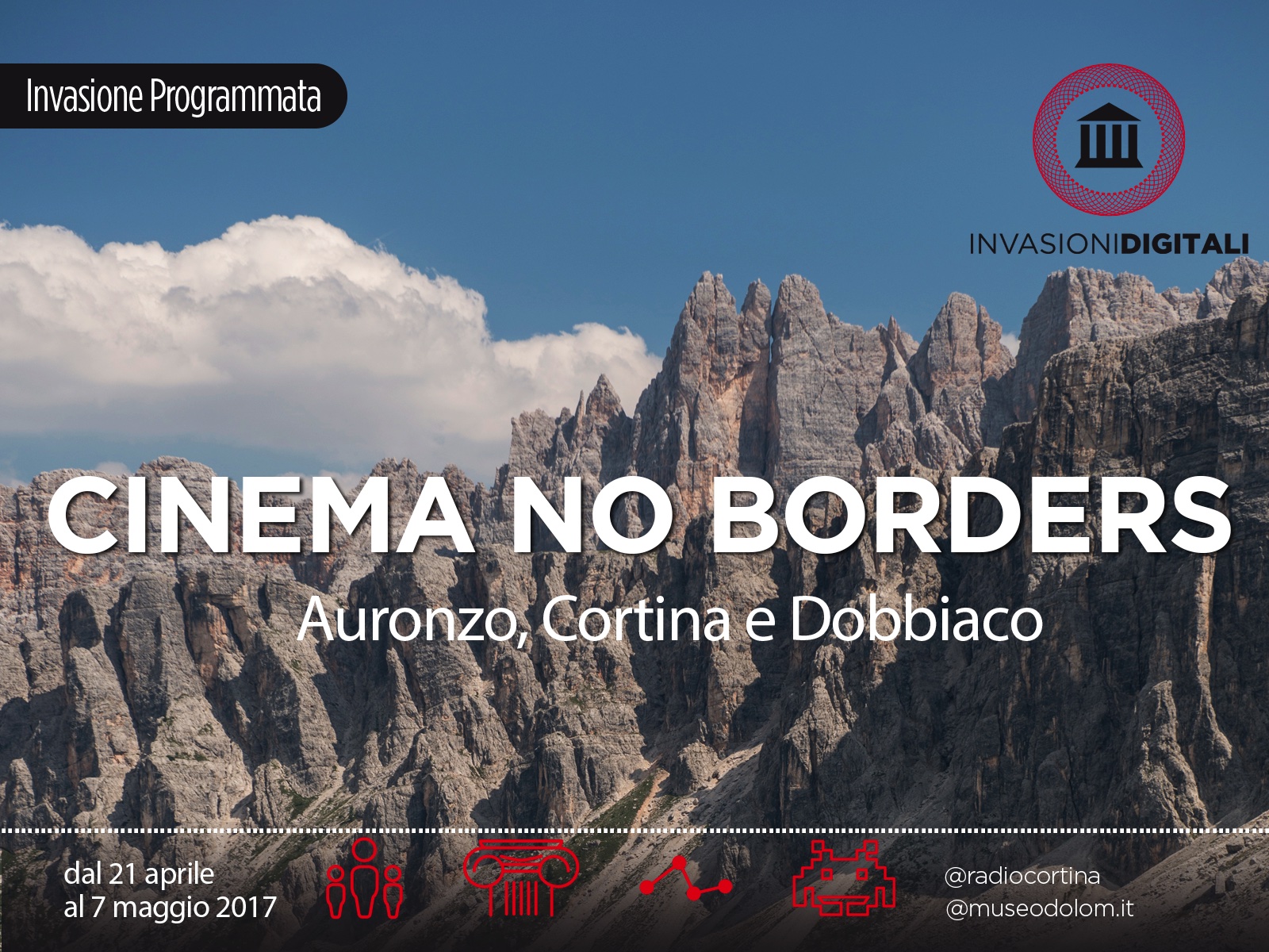 Radio Cortina Cinema no borders Invasioni Digitali